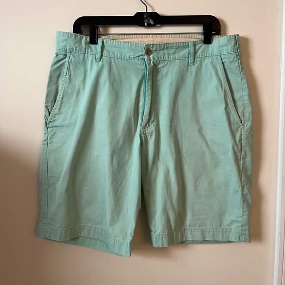 Bills Khakis Other - Bills Khakis Mens Green Mint Cotton Parker Shorts Classic Fit Size 34 Approx